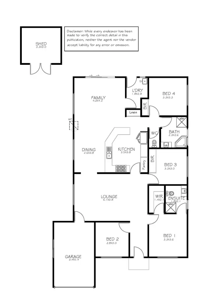 Floorplan of Homely house listing, 5 Laguna Drive, Port Lincoln SA 5606