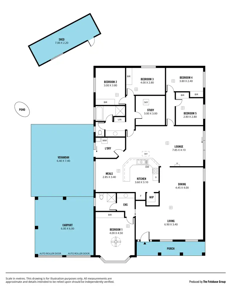 Floorplan of Homely house listing, 11 Chifley Crescent, Trott Park SA 5158