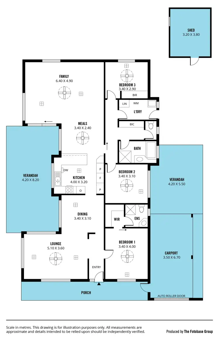 Floorplan of Homely house listing, 1 Alfonso Drive, Hallett Cove SA 5158