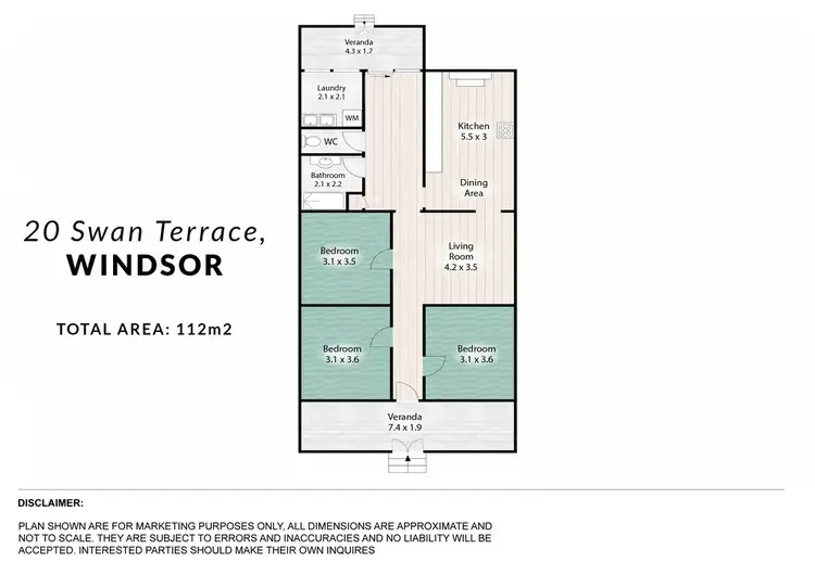 Floorplan of Homely house listing, 20 Swan Terrace, Windsor QLD 4030