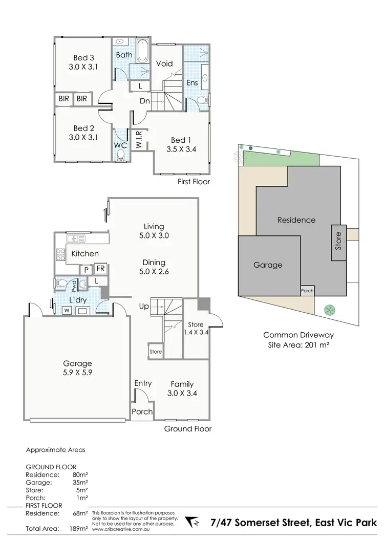 Floorplan of Homely townhouse listing, 7/47 Somerset Street, East Victoria Park WA 6101