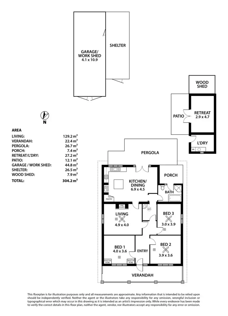 Floorplan of Homely house listing, 28 CORONATION ROAD, Strathalbyn SA 5255