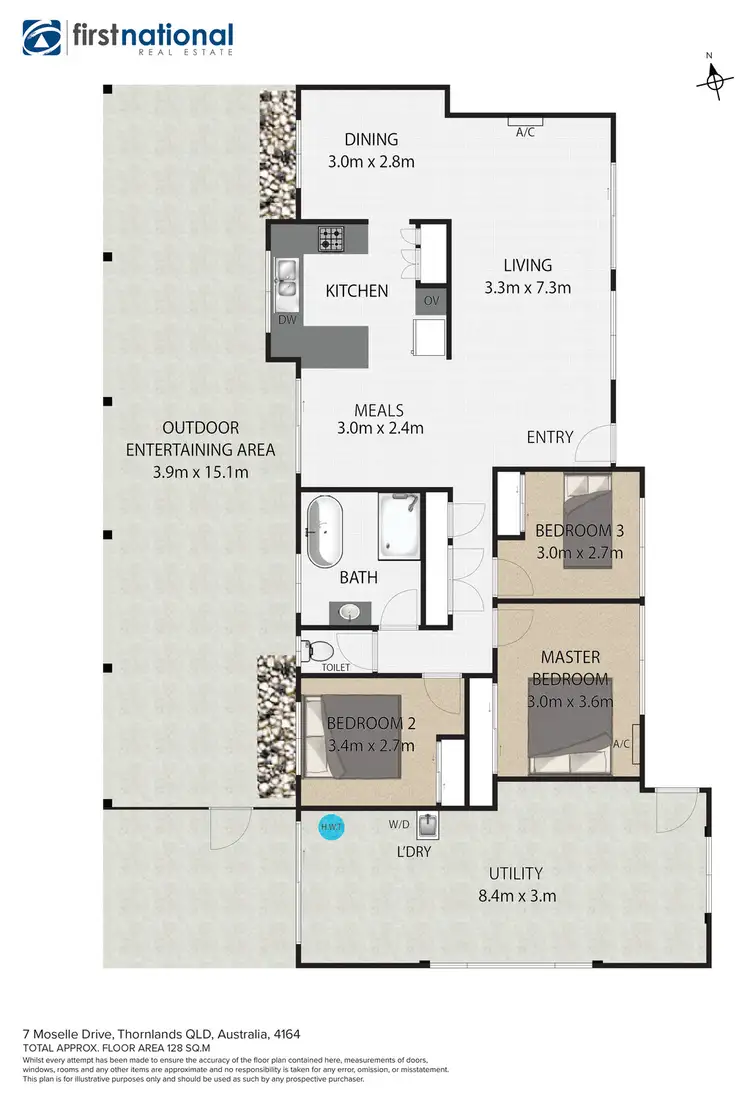 Floorplan of Homely house listing, 7 Moselle Drive, Thornlands QLD 4164