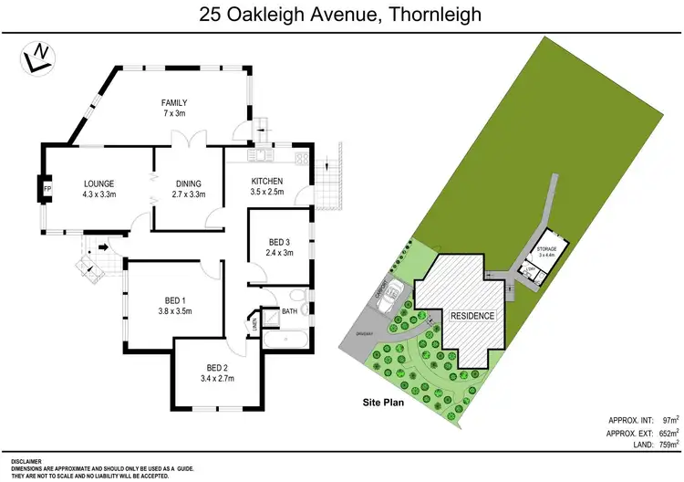 Floorplan of Homely house listing, 25 Oakleigh Avenue, Thornleigh NSW 2120