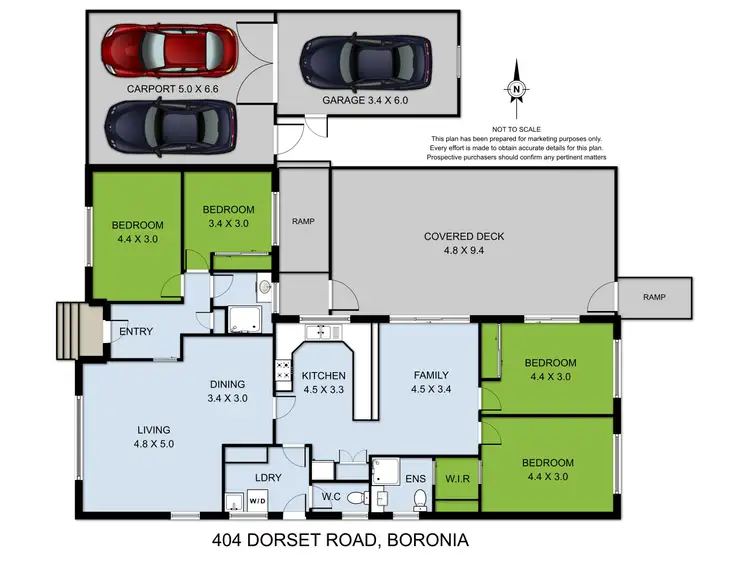 Floorplan of Homely house listing, 404 Dorset Road, Boronia VIC 3155