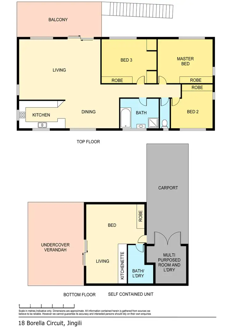 Floorplan of Homely house listing, 18 Borella Circuit, Jingili NT 810