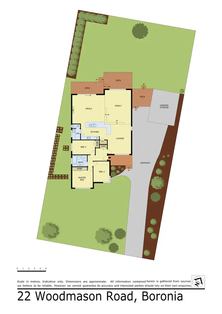 Floorplan of Homely house listing, 22 Woodmason Road, Boronia VIC 3155