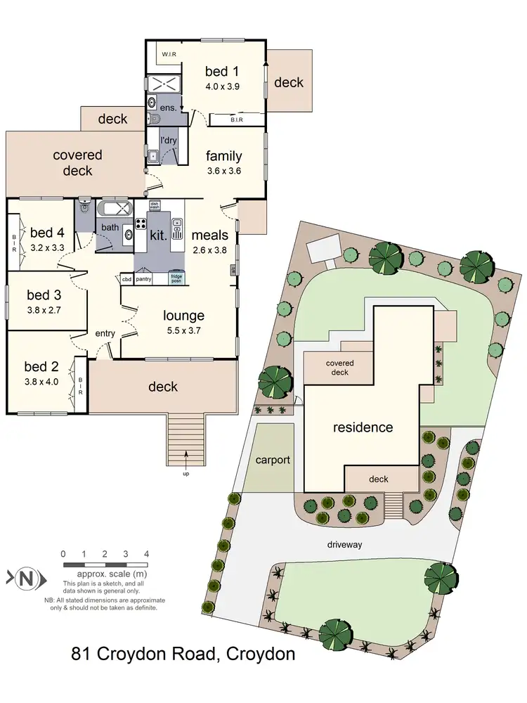 Floorplan of Homely house listing, 81 Croydon Road, Croydon VIC 3136