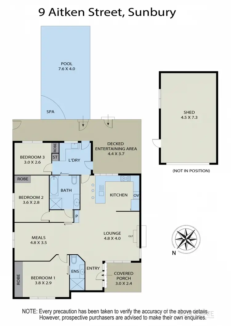 Floorplan of Homely house listing, 9 Aitken Street, Sunbury VIC 3429