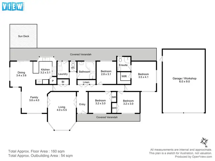 Floorplan of Homely house listing, 10 Mahogany Place, Acton Park TAS 7170