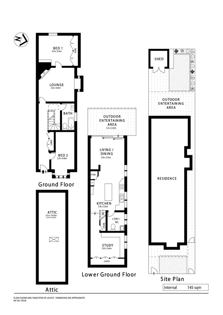 Floorplan of Homely house listing, 56 James Street, Leichhardt NSW 2040