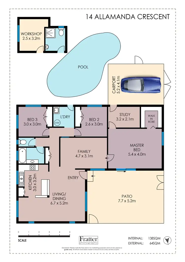 Floorplan of Homely house listing, 14 Allamanda Crescent, Annandale QLD 4814