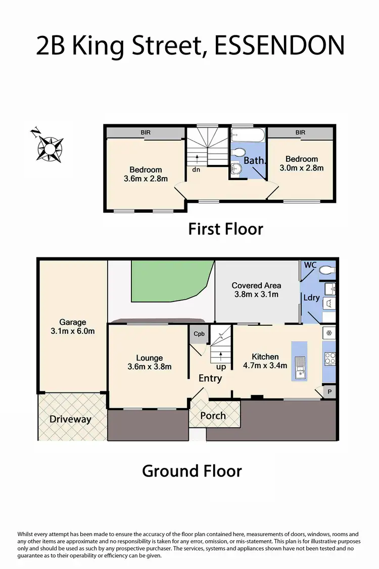 Floorplan of Homely house listing, 2B King Street, Essendon VIC 3040