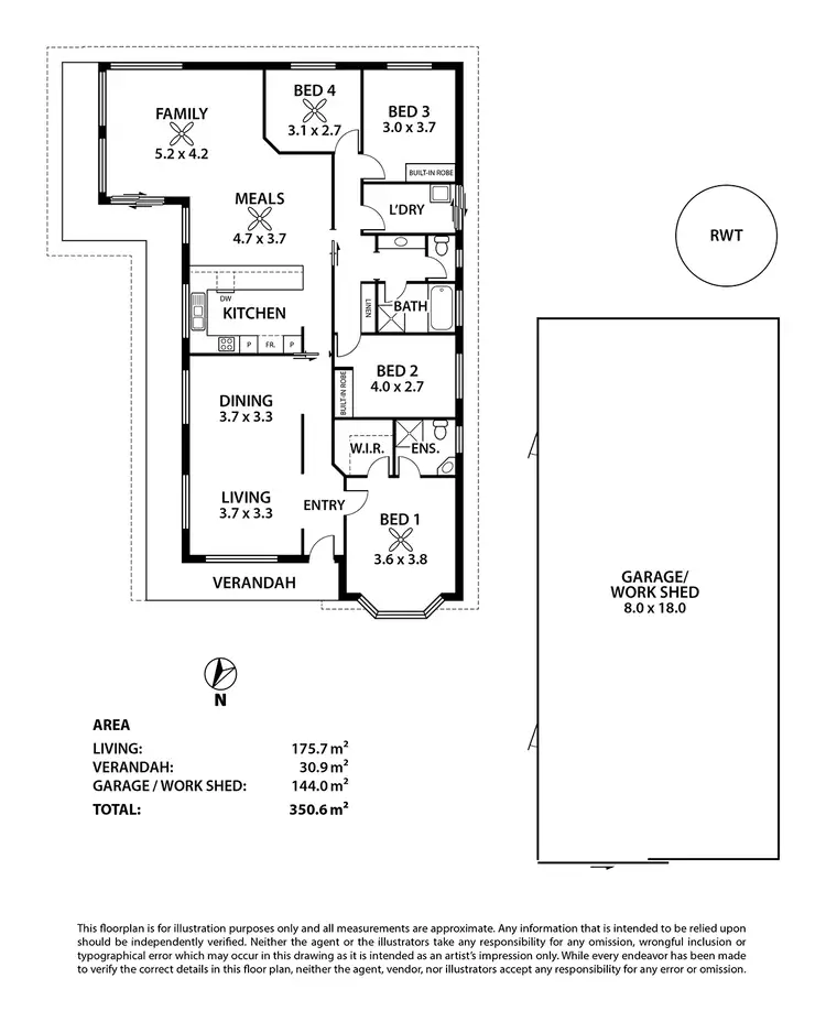 Floorplan of Homely house listing, 60 Magpie Drive, Tailem Bend SA 5260