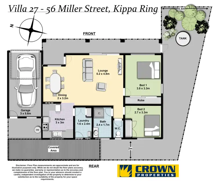 Floorplan of Homely villa listing, 27/56 MILLER STREET, Kippa-ring QLD 4021