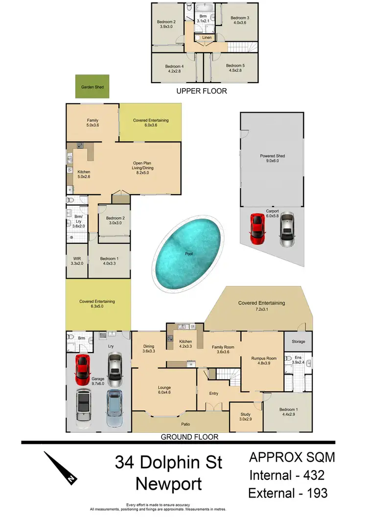 Floorplan of Homely house listing, 34 Dolphin St, Newport QLD 4020