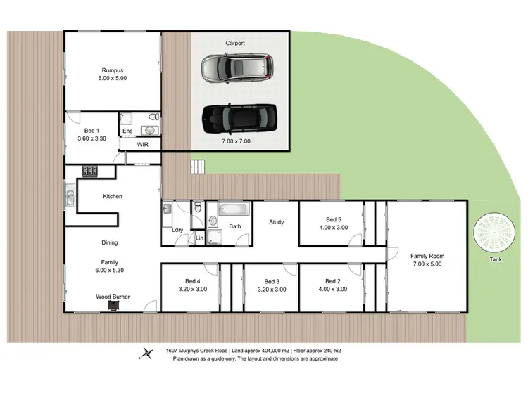 Floorplan of Homely rural property listing, 1607 Murphys Creek Road, Murphys Creek QLD 4352