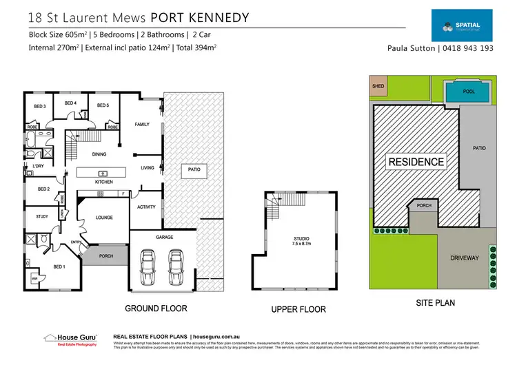 Floorplan of Homely house listing, 18 St Laurent Mews, Port Kennedy WA 6172