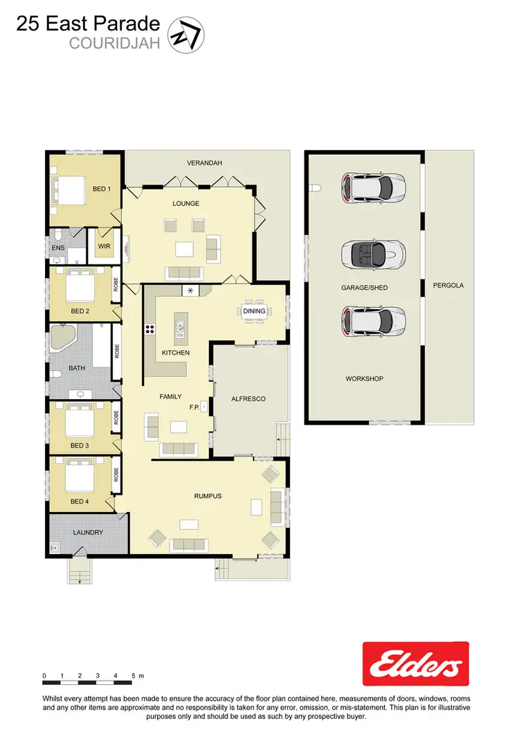 Floorplan of Homely house listing, 25 East Parade, Couridjah NSW 2571