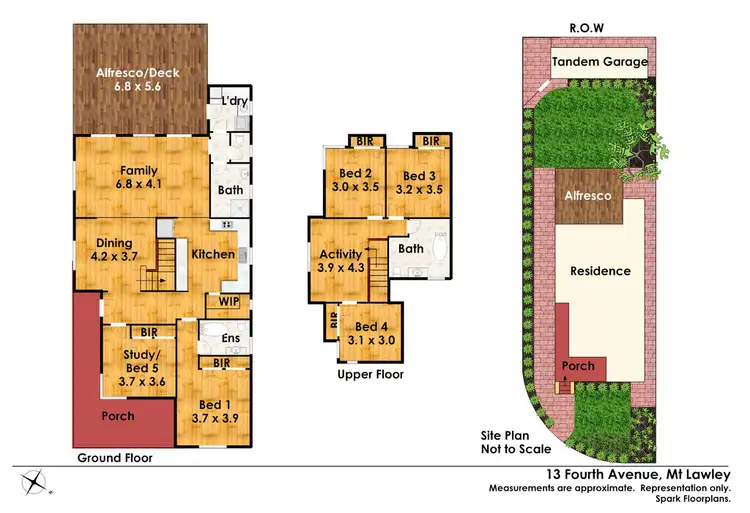 Floorplan of Homely house listing, 13 Fourth Avenue, Mount Lawley WA 6050
