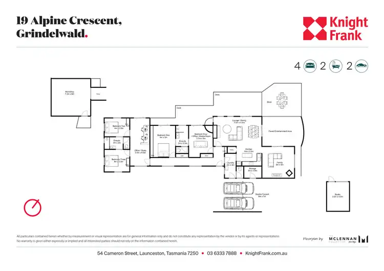 Floorplan of Homely house listing, 19 Alpine Crescent, Grindelwald TAS 7277