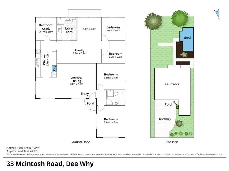 Floorplan of Homely house listing, 33 McIntosh Rd, Dee Why NSW 2099