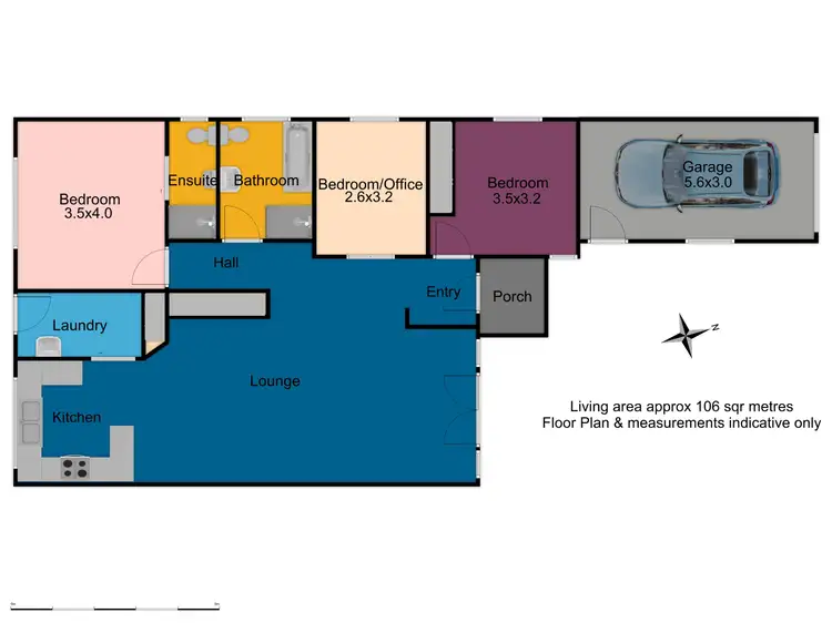 Floorplan of Homely house listing, 20 National Avenue, Orange NSW 2800