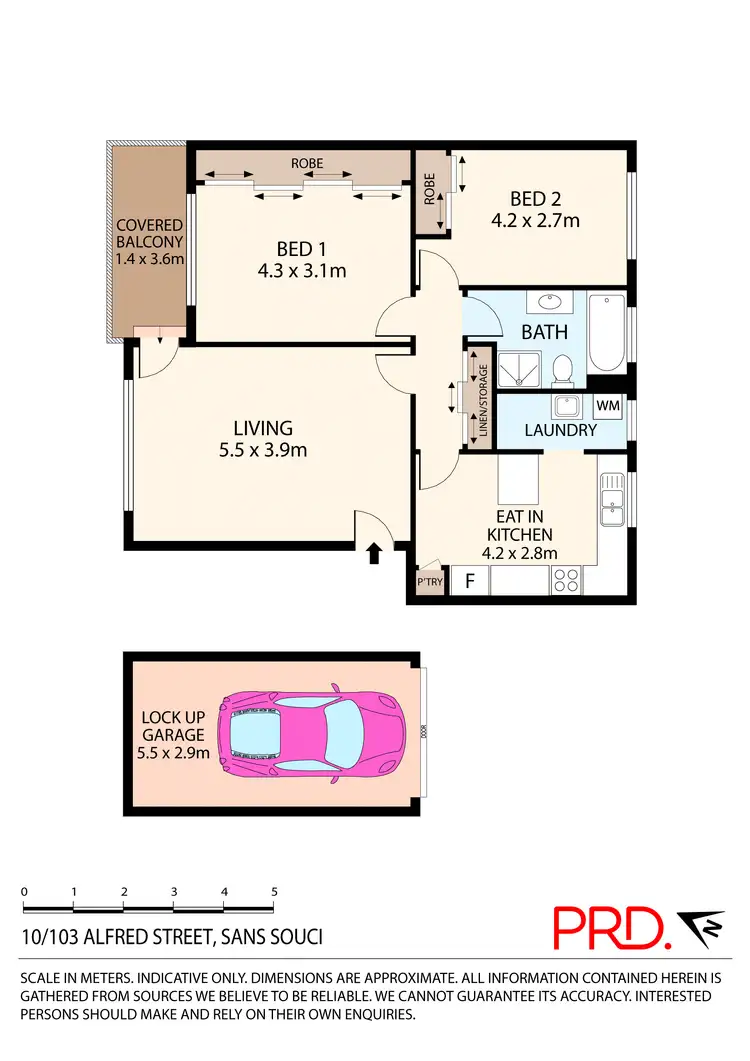 Floorplan of Homely apartment listing, 10/103-105 Alfred Street, Sans Souci NSW 2219
