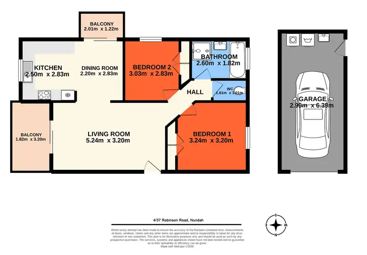 Floorplan of Homely unit listing, 4/37 Robinson Road, Nundah QLD 4012