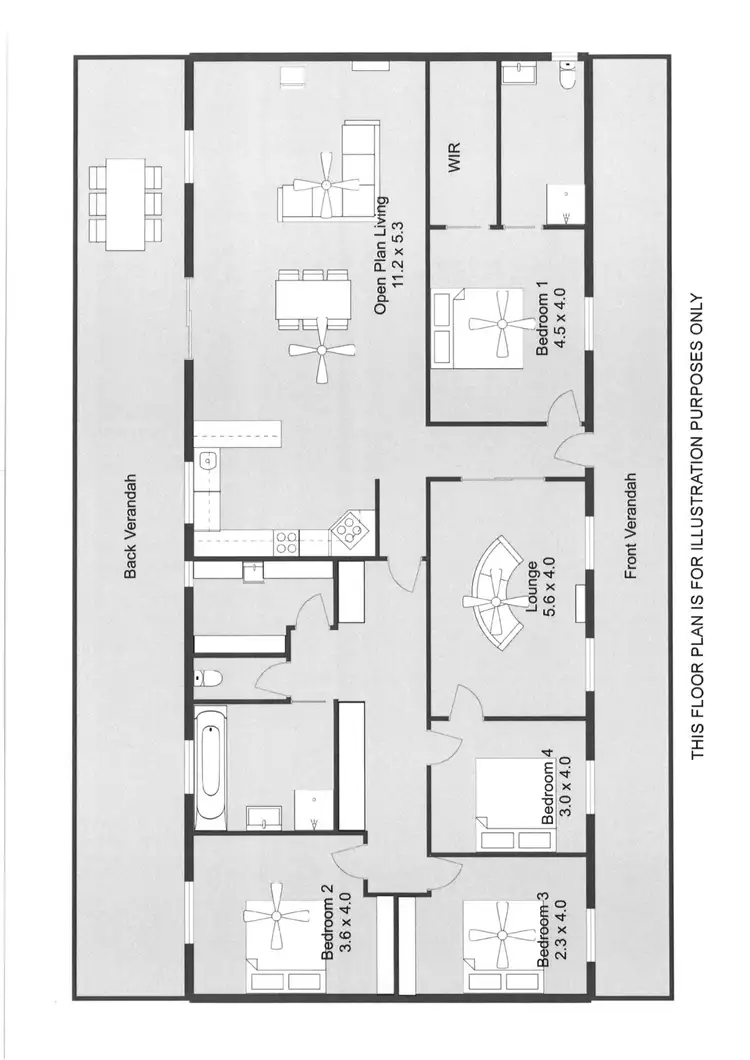 Floorplan of Homely house listing, 121 MACMILLAN ROAD, Naracoorte SA 5271