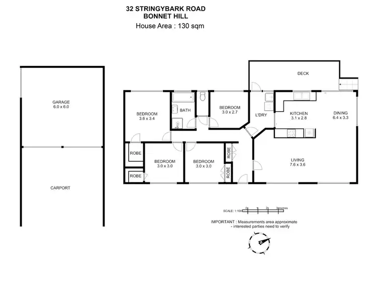 Floorplan of Homely house listing, 32 Stringybark Road, Bonnet Hill TAS 7053