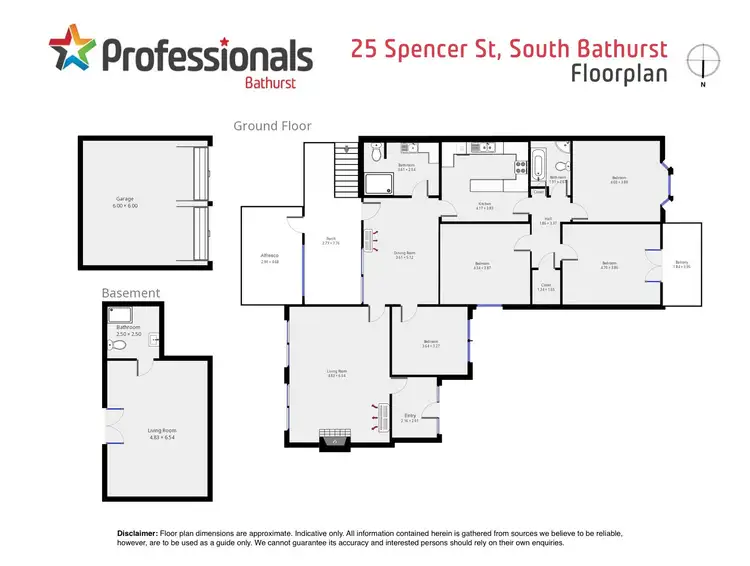 Floorplan of Homely house listing, 25 Spencer Street, South Bathurst NSW 2795