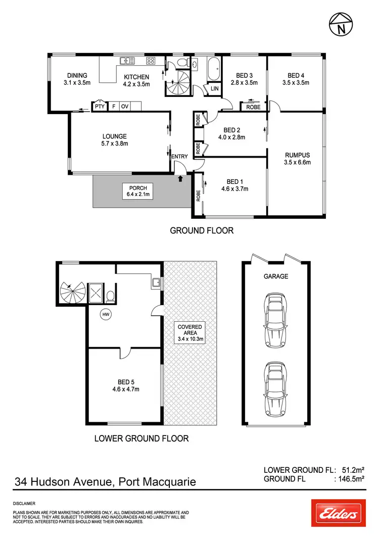 Floorplan of Homely house listing, 34 Hudson Avenue, Port Macquarie NSW 2444