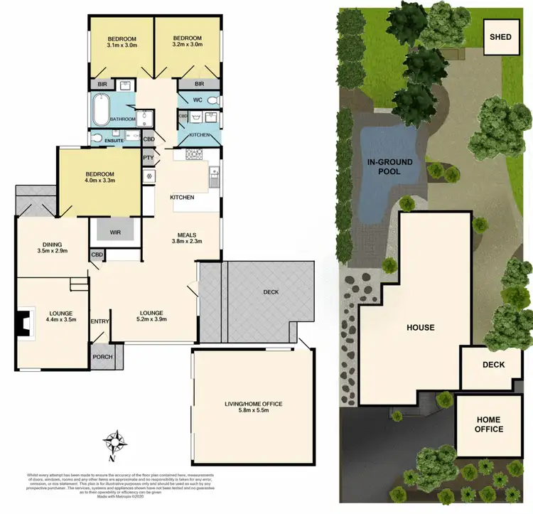 Floorplan of Homely house listing, 12 Richborough Grove, Ferntree Gully VIC 3156