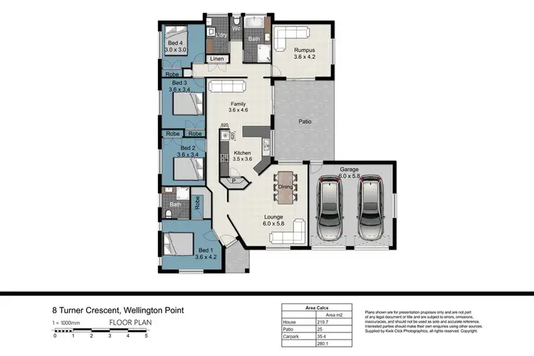 Floorplan of Homely house listing, 8 Turner Crescent, Wellington Point QLD 4160