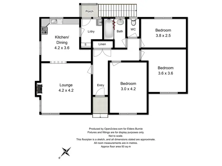 Floorplan of Homely house listing, 9 Wright Street, Shorewell Park TAS 7320