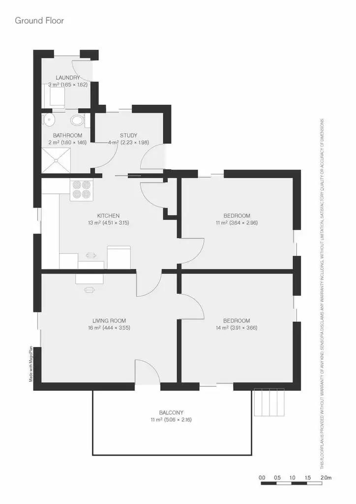 Floorplan of Homely house listing, 2 MENA PLACE, Lithgow NSW 2790