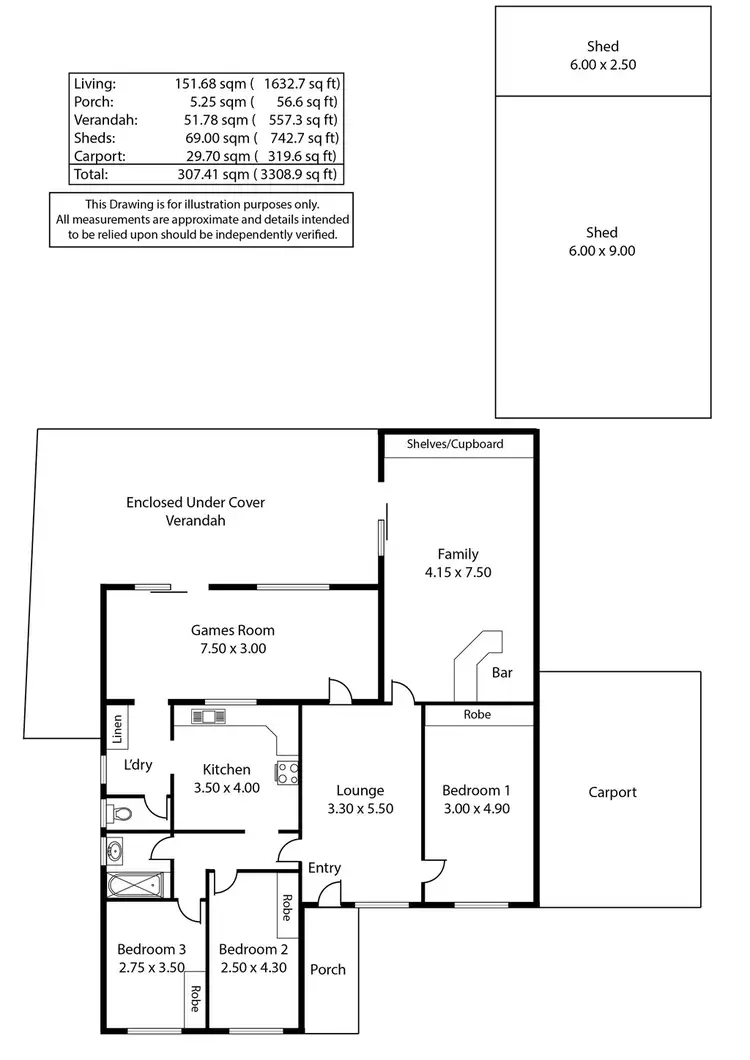 Floorplan of Homely house listing, 102 Hill Street, Murray Bridge SA 5253
