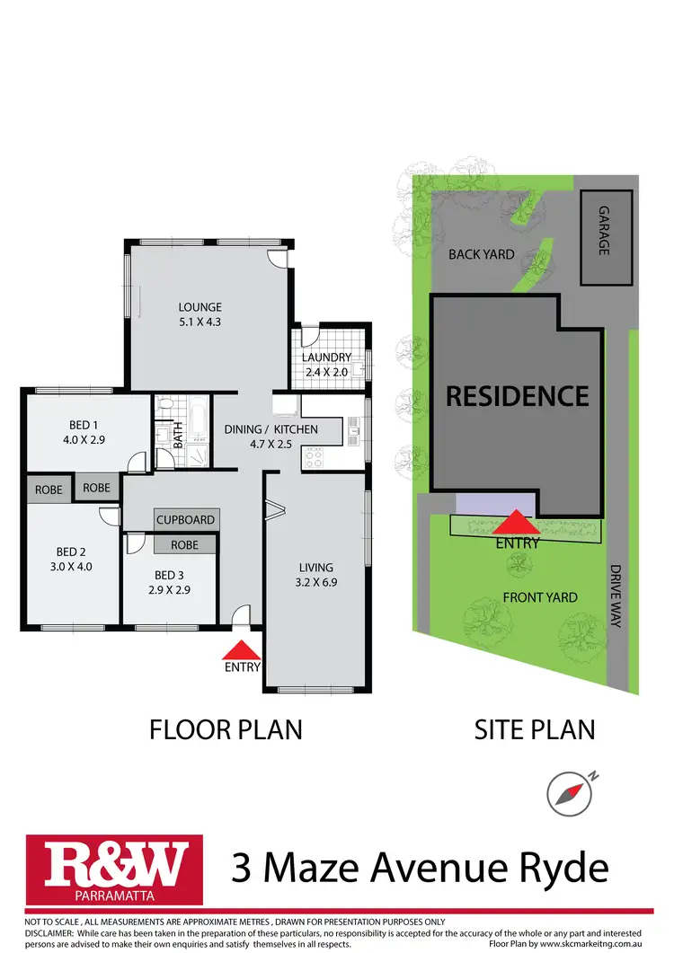 Floorplan of Homely house listing, 3 Maze Avenue, Ryde NSW 2112