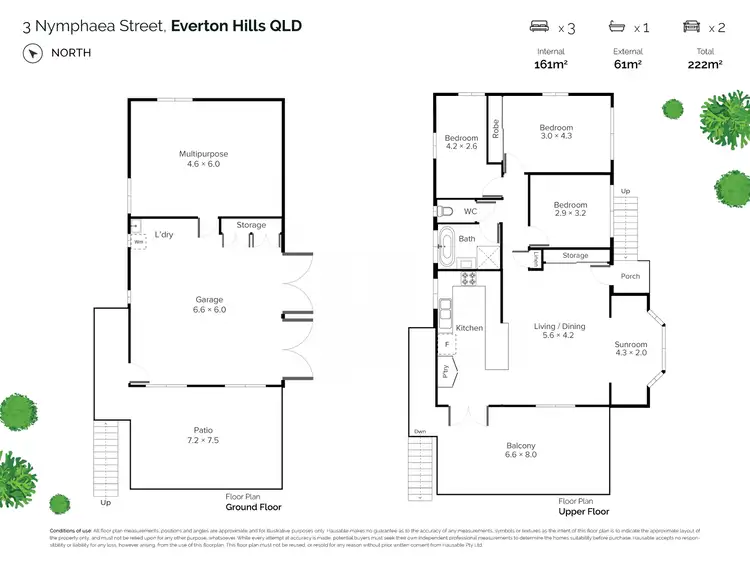 Floorplan of Homely house listing, 3 Nymphaea Street, Everton Hills QLD 4053