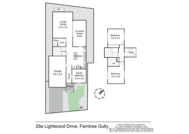 Floorplan of Homely house listing, 29A Lightwood Drive, Ferntree Gully VIC 3156