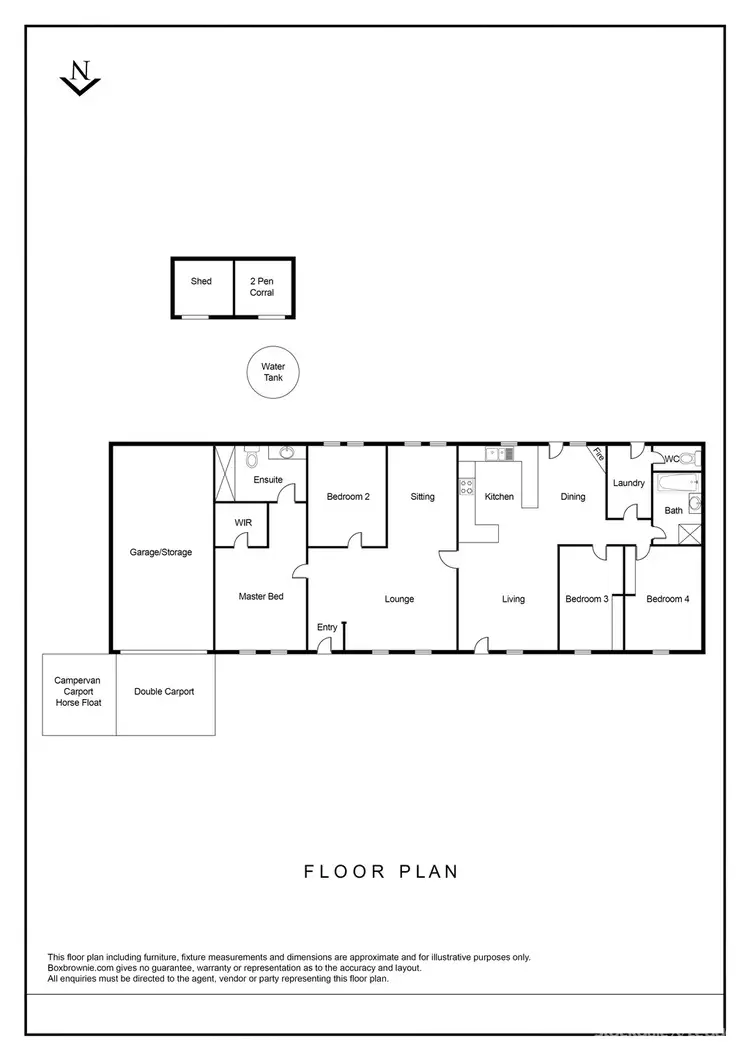 Floorplan of Homely house listing, 145 Macintoshs Road, Boolarra VIC 3870