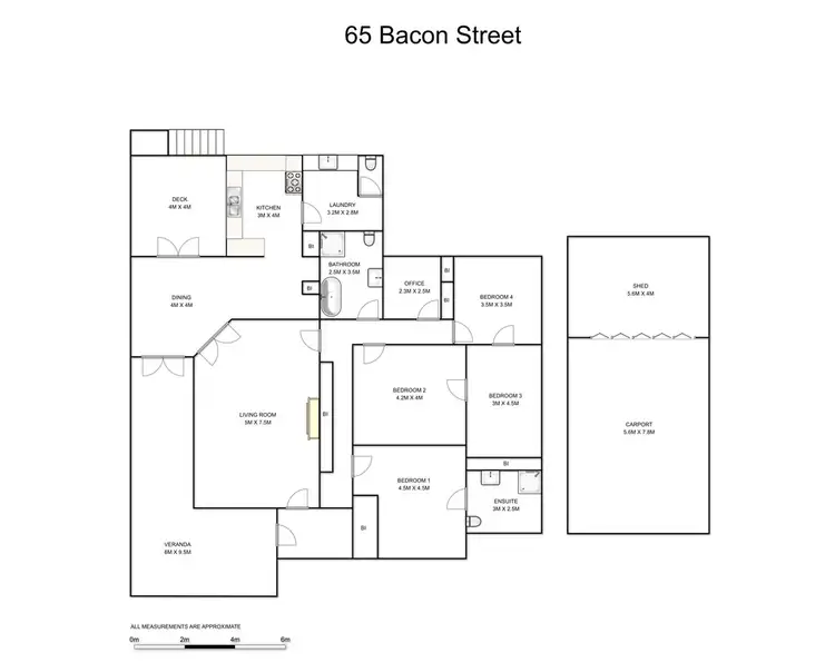 Floorplan of Homely house listing, 65 Bacon Street, Grafton NSW 2460