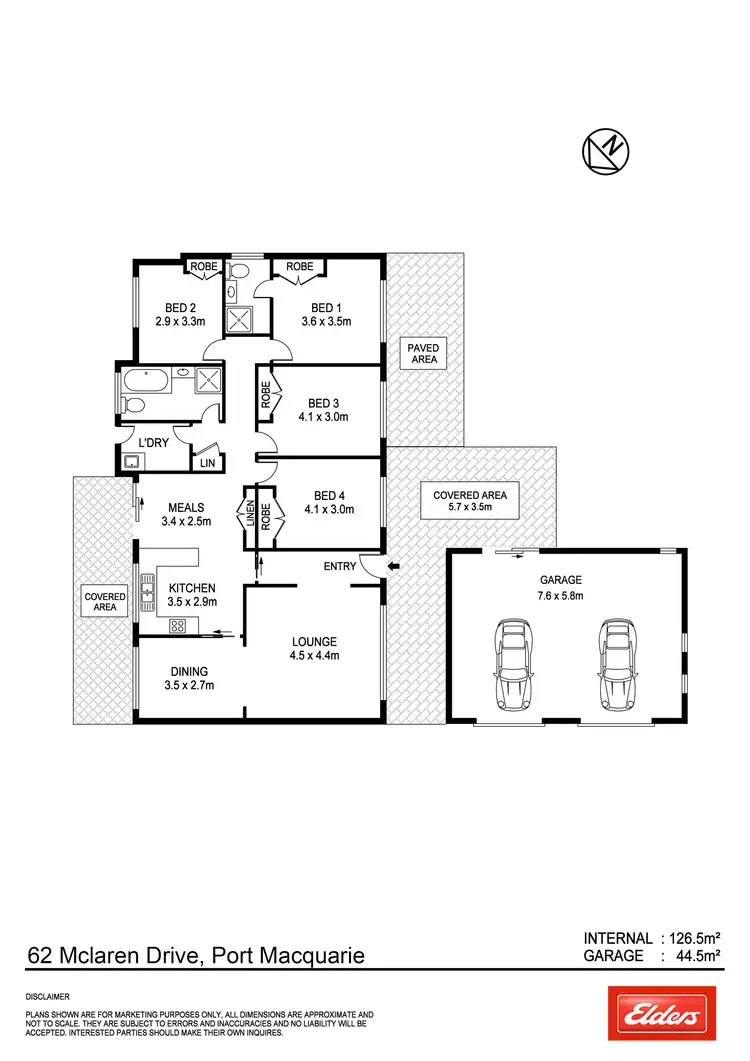 Floorplan of Homely house listing, 62 McLaren Drive, Port Macquarie NSW 2444