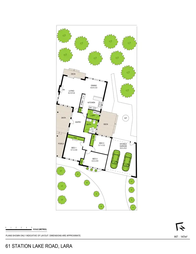Floorplan of Homely house listing, 61 Station Lake Road, Lara VIC 3212