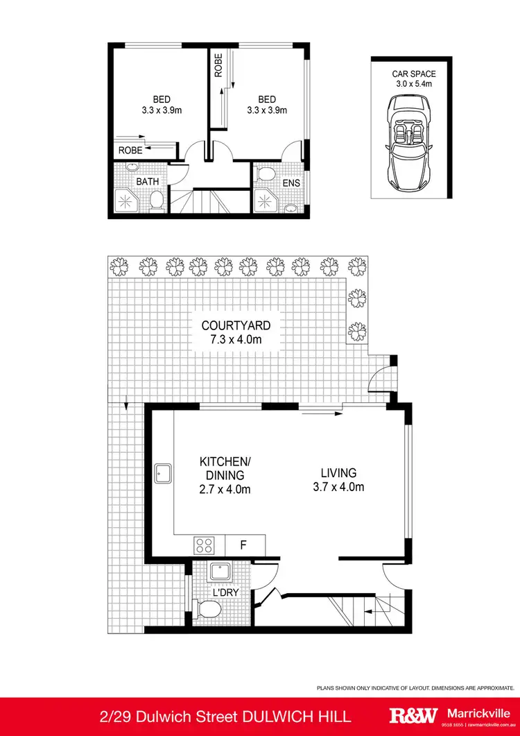 Floorplan of Homely unit listing, 2/29 Dulwich Street, Dulwich Hill NSW 2203