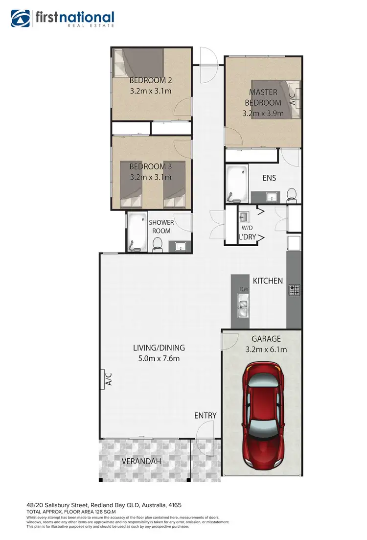 Floorplan of Homely unit listing, 48/20 Salisbury Street, Redland Bay QLD 4165