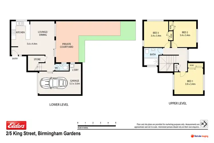 Floorplan of Homely townhouse listing, 2/5 KING STREET, Birmingham Gardens NSW 2287