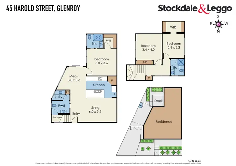 Floorplan of Homely townhouse listing, 45 Harold Street, Glenroy VIC 3046
