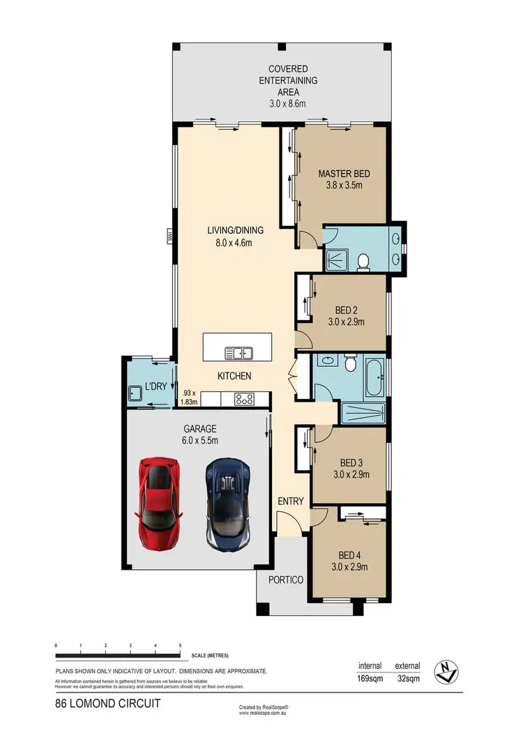Floorplan of Homely house listing, 86 Lomond Circuit, Upper Kedron QLD 4055